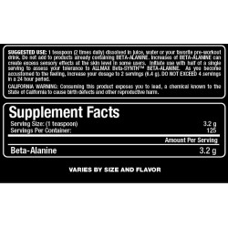 AllMax Beta-Alanine - 100 gr